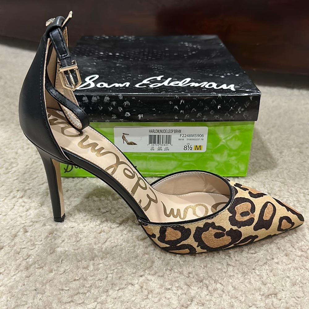Brand new Sam Edelman Harlow leopard pump